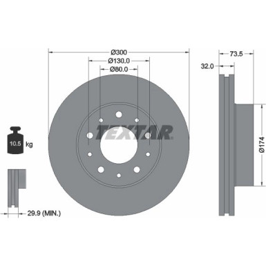 Bremsscheibe Fiat P.Ducato 06 | 92157303