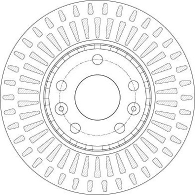 Bremsscheibe Renault P. Scenic | DF6184