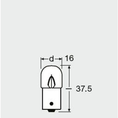 Osram | Original Line R5W BA15D 5 Watt 24 Volt 1 Stück | METALLSOCKEL | 5626