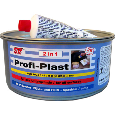 STC Profi-Plast 2in1 (2K Füll-/Feinspachtel) Dose 1kg | 757110