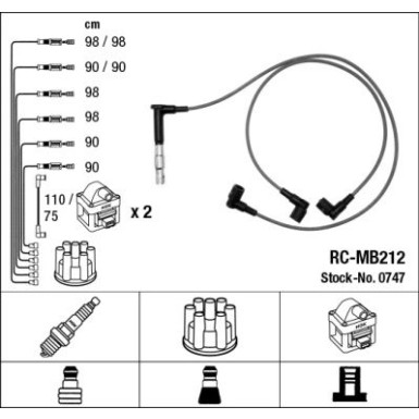 Zündleitungssatz | 0747