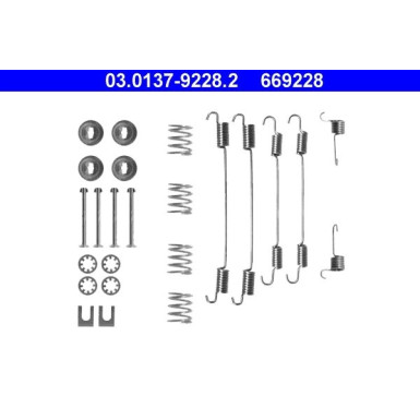 Zubehörsatz, Bremsbacken | 03.0137-9228.2