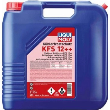 Liqui Moly Kühlerfrostschutz KFS 12++ 20 l | 21136 | 20 Liter, Kanister Kunststoff