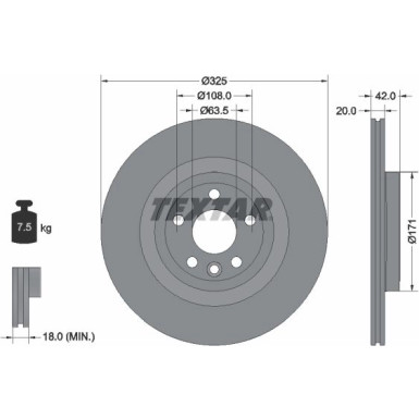 Bremsscheibe | 92314305