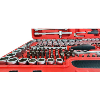 ROOKS Werkzeug-Set 1/2", 3/8", 1/4" – 216-teilig, für Profis