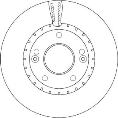 Bremsscheibe Hyundai P. Elantra 1.6 Crdi 11 | DF6628