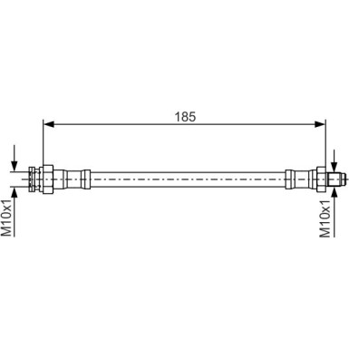 Bremsschlauch HA | ALFA,FIAT,LANCIA | 1987476416
