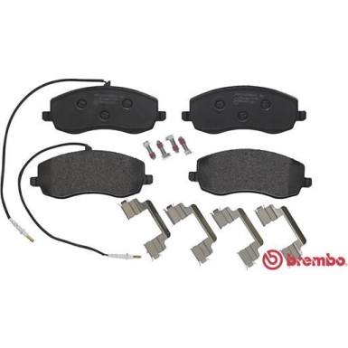 BREMBO Bremsklötze VA | CITROEN C8/Ulysse/FIAT/PEUG 06 | P 61 104