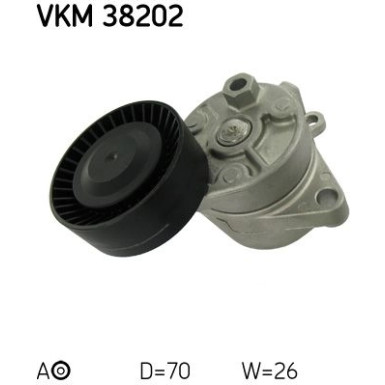 Spannrolle Multi-V | BMW E36,E46,E39,E61 | VKM 38202