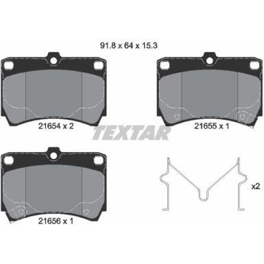 Bremsbelagsatz Mazda S. 323 89-/94-/Kia Rio | 2165404