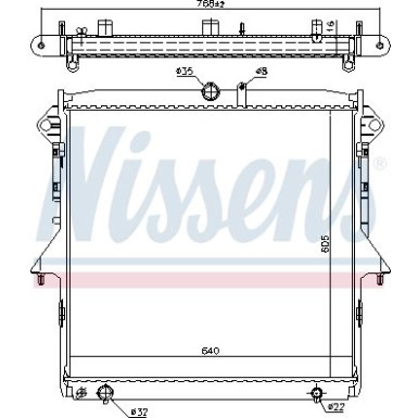 Wasserkühler PKW | Ford Ranger 11 | 69245