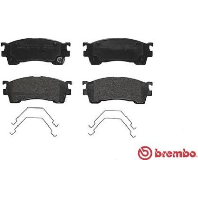 BREMBO Bremsklötze VA | MAZDA 323, 626, MX-6 91-05 | P 49 023