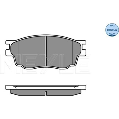 Bremsbelagsatz Mazda S. 6 02- Mit Sensor | 025 242 4616/W