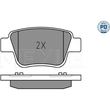 Bremsbelagsatz Toyota T. Avensis 03 | 025 236 2016/PD