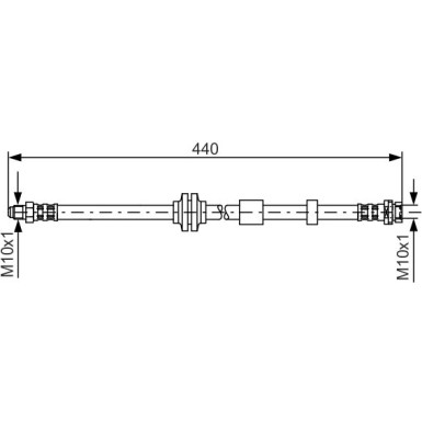 Bremsschlauch VA | VOLVO V50,S40,C70 | 1987481059