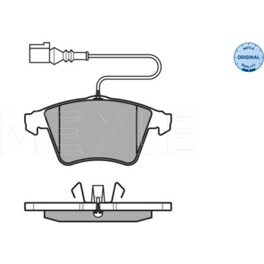 Bremsbelagsatz Vw P. Touareg 2,5-6,0 02-10 Mit Sensor | 025 237 4919/W