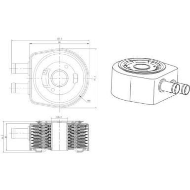 Ölkühler, Motor“L | 31834