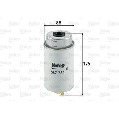 VALEO Kraftstofffilter | 587734