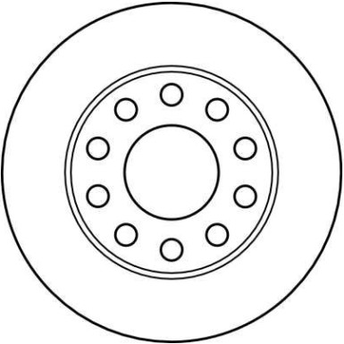 Bremsscheibe Vw T. A4 1.6 | DF4186