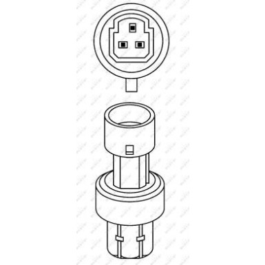 NRF Druckschalter, Klimaanlage | 38943