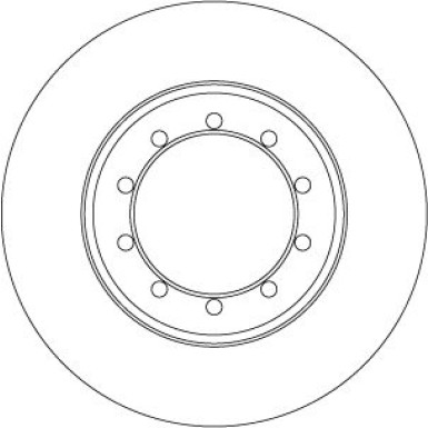 Bremsscheibe Ford T. Transit 2.2-3.2 Tdci 06-14 Rwd | DF6711