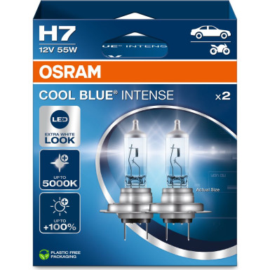 OSRAM H7 12V 55W PX26d Cool Blue INTENSE NextGen 5000K +100%