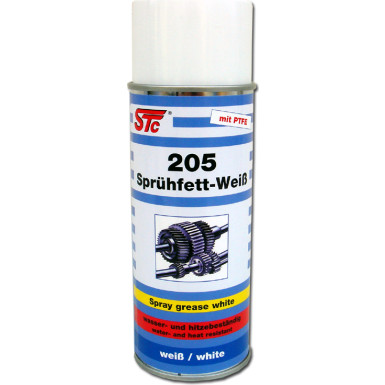 STC Sprühfett Weiß 205 (mit PTFE) Spray 400 ml | 76083