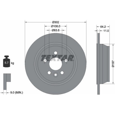 Bremsscheibe | 92283003