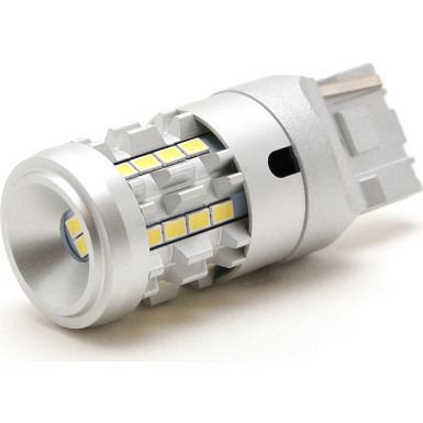 LED Metalsockel W21W T20 7440 26x 3030 SMD Weiß 100 % Canbus Inside