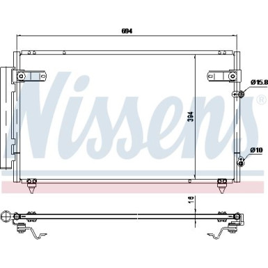 Kondensator PKW | LEXUS GS 300 97- 3.0 I V6 24V | 940368