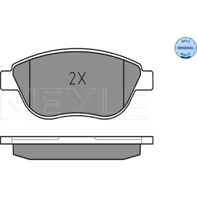 Bremsbelagsatz Fiat P. Grande Punto/Punto Evo 09-/Qubo 10- Mit Sensor | 025 237 0918/W