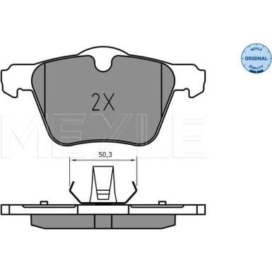 Bremsbelagsatz Volvo P. S60 10-/S80 06-/V60 10-/V70 07-/Xc70 07 | 252414218