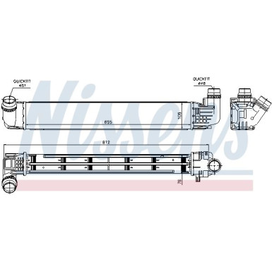 Ladeluftkühler PKW | DACIA DUSTER 10 | 96533