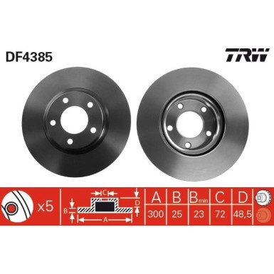 Bremsscheibe Mazda S. 3 | DF4385