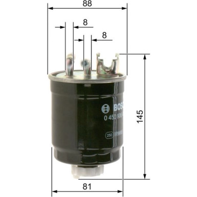 Kraftstofffilter | SEAT,VW | 0 450 906 409