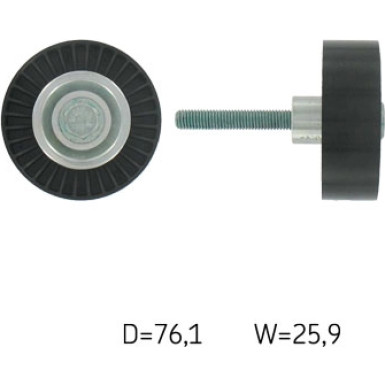 Umlenkrolle Multi-V | AUDI A3,SKODA Octavia,VW Golf V | VKM 31044