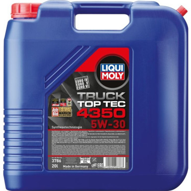 Liqui Moly Top Tec Truck 4350 5W-30 20 l | 3786 | 20l Kanister Kunststoff