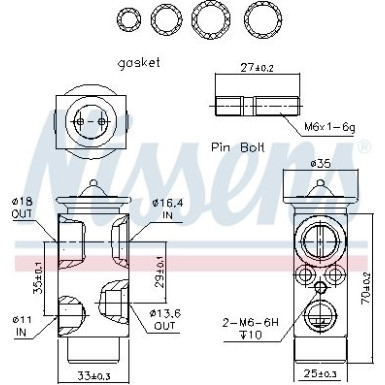 Expansionsventil | Mercedes C-Klasse W203 00 | 999235