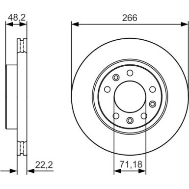 Bremsscheibe | PEUGEOT | 0 986 479 C34