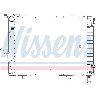 Wasserkühler PKW | MERCEDES W124 | 62711