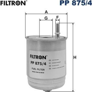 FILTRON Kraftstofffilter | PP 875/4