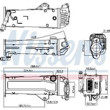 Kühler,Abgasrückführung | VOLVO S60,V40 03 | 989284