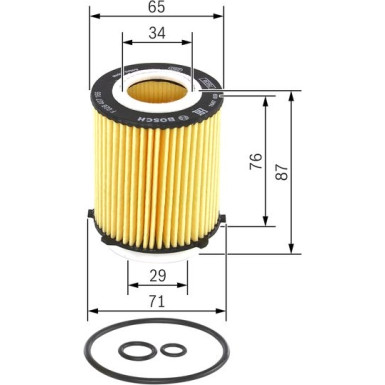 Ölfilter | MERCEDES | F 026 407 166