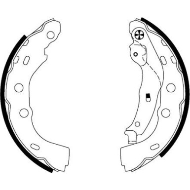 Bremsbacken Suzuki Swift 89-01 Mit Abs 200X32 | 91074800