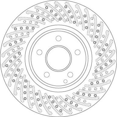 Bremsscheibe Db P. W220 00 | DF6079S