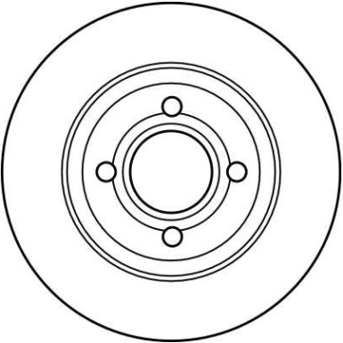 Bremsscheibe Vw P. A80 1.6 | DF2597