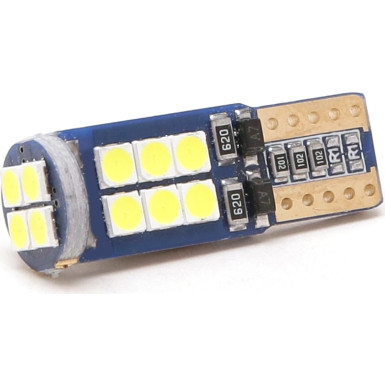 LED Glassockel W5W W2,1x9,5d 16x 3030 SMD Weiß T10 Canbus