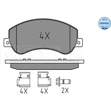 Bremsbelagsatz Vw P. Amarok 10 | 252448418