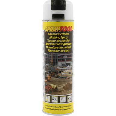 Spray2L Markierer weiss 500ml | Baum, Baustellen und Forst Markierer | 289835