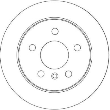 Bremsscheibe Db T. W169 B-Klasse | DF4453